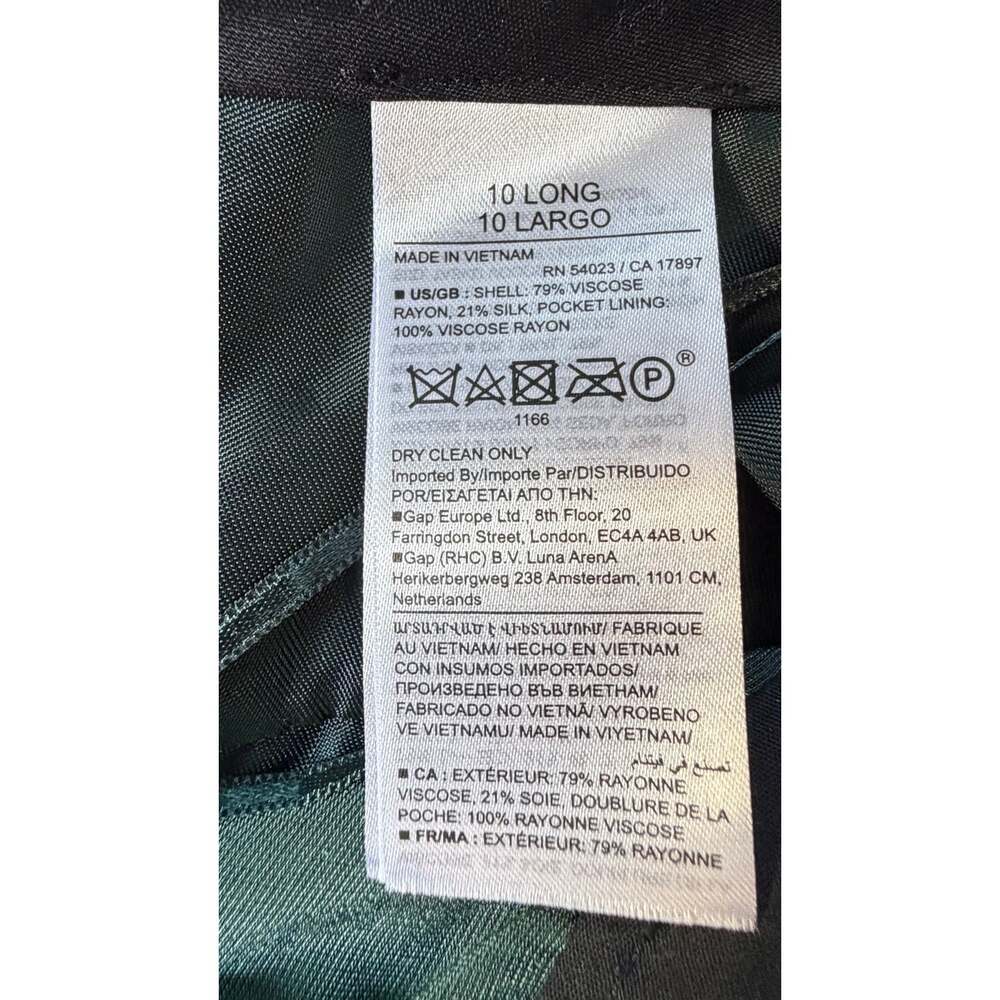 NWT Banana Republic Velvet Blazer & Pants Suit Set Green $460 Size 10/10L - Picture 10 of 13
